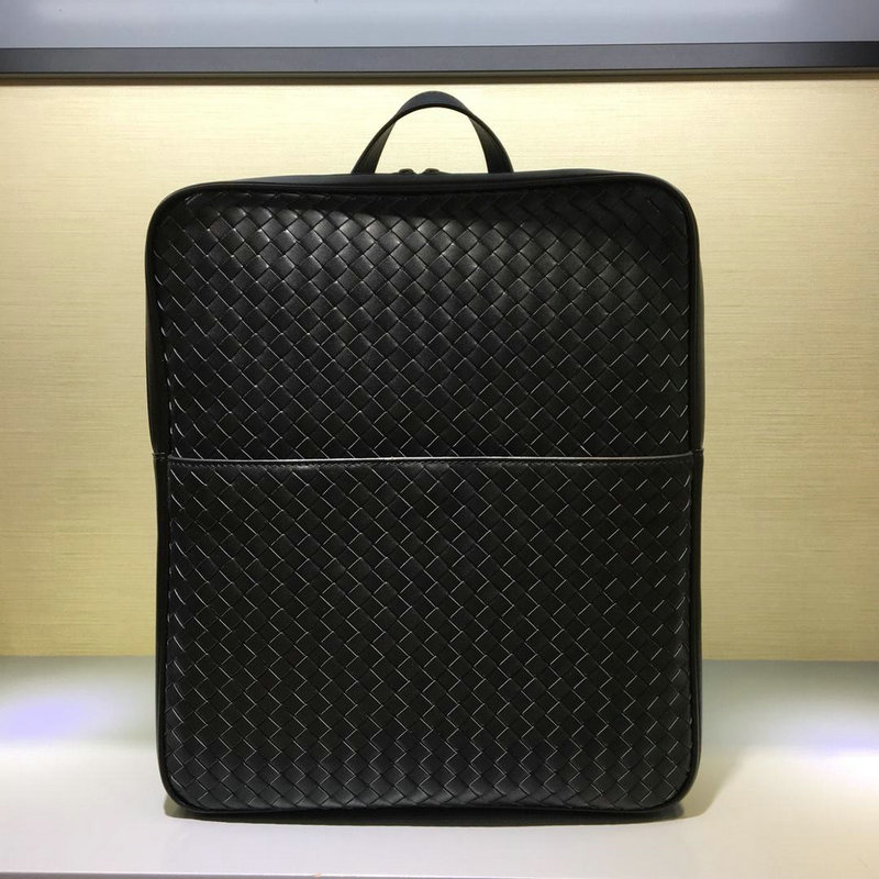 ボッテガヴェネタ BOTTEGAVENETA QJ-BOV6178 2019年最新入荷 イントレチャート バックパック 書類カバン リュック メンズ リュックサック レザー 通勤 通学 黒