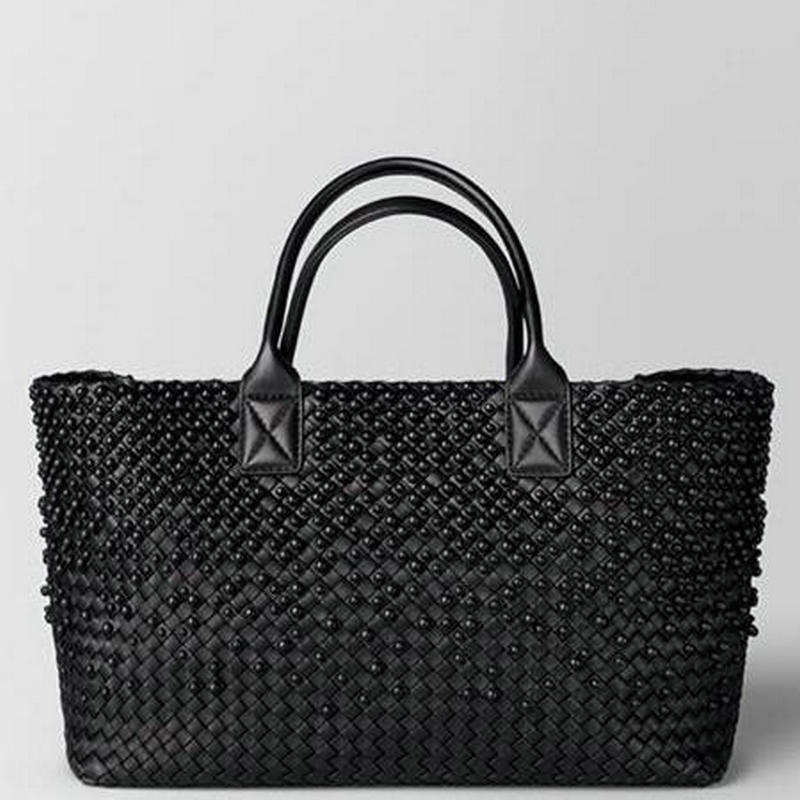 ボッテガヴェネタ BOTTEGAVENETA QJ-BOV5693Z 2019年最新入荷 イントレチャート ナッパ ミディアム カバ ハンドバッグ トートバッグ レディース ラムスキン 赤