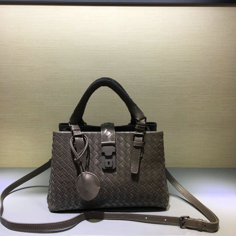 ボッテガヴェネタ BOTTEGAVENETA QJ-BOV7453YGH 2019年最新入荷 イントレチャート カーフ ベビー ローマバッグ ハンドバッグ 2way ショルダーバッグ ラムスキン