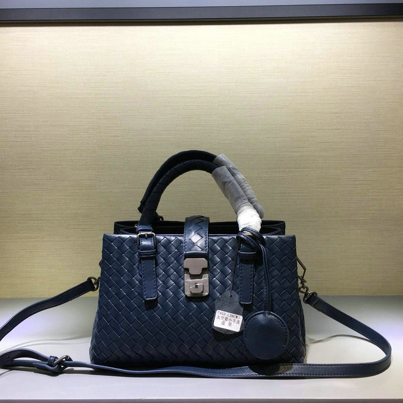 ボッテガヴェネタ BOTTEGAVENETA QJ-BOV7453YKL 2019年最新入荷 イントレチャート カーフ ベビー ローマバッグ ハンドバッグ 2way ショルダーバッグ ラムスキン