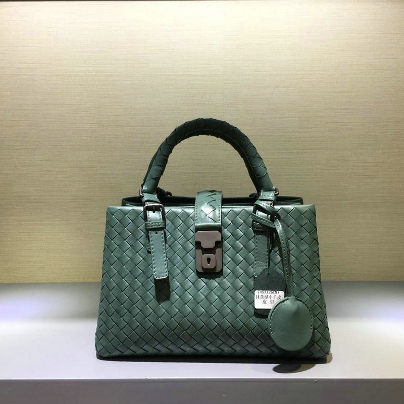 ボッテガヴェネタ BOTTEGAVENETA QJ-BOV7453YML 2019年最新入荷 イントレチャート カーフ ベビー ローマバッグ ハンドバッグ 2way ショルダーバッグ ラムスキン