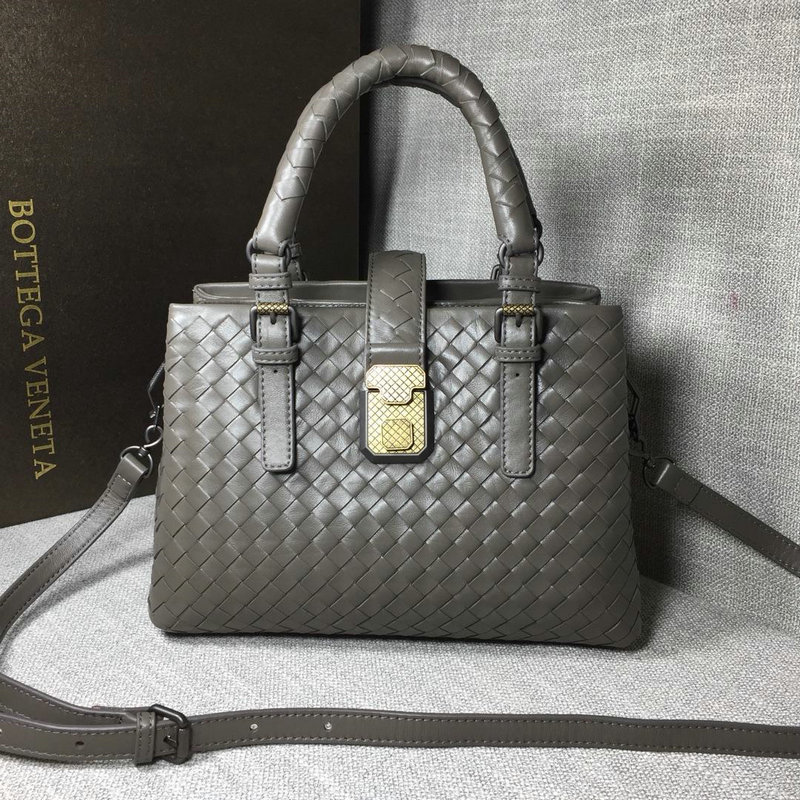 ボッテガヴェネタ BOTTEGAVENETA QJ-BOV7453ZGH 2019年最新入荷 イントレチャート カーフ ベビー ローマバッグ ハンドバッグ 2way ショルダーバッグ ラムスキン