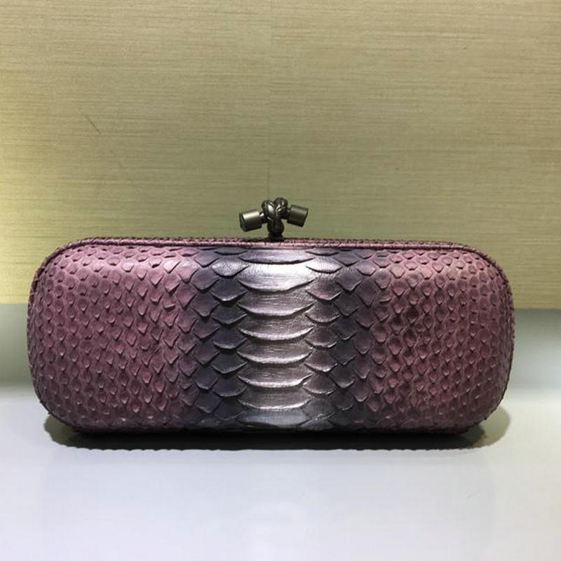 ボッテガヴェネタ BOTTEGAVENETA QJ-BOV8651SDPR 2019年最新入荷 イントレチャート インペロ アイヤーズ ストレッチ ノット 手持ちかばん 蛇柄