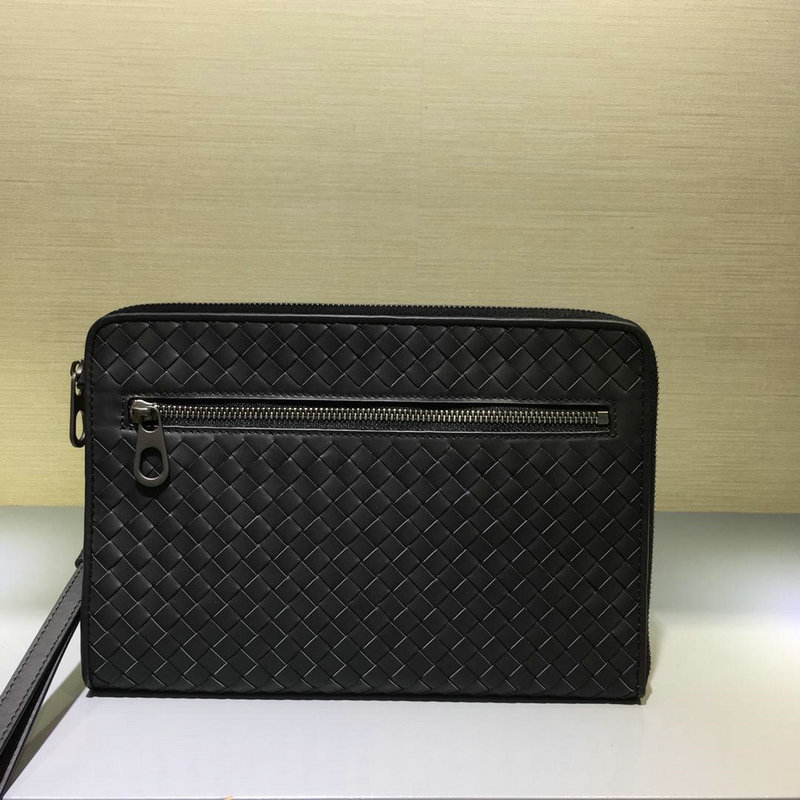 ボッテガヴェネタ BOTTEGAVENETA QJ-BOV9849 2019年最新入荷 手持ちかばん クラッチバッグ カーフスキン メンズ ビジネス 黒