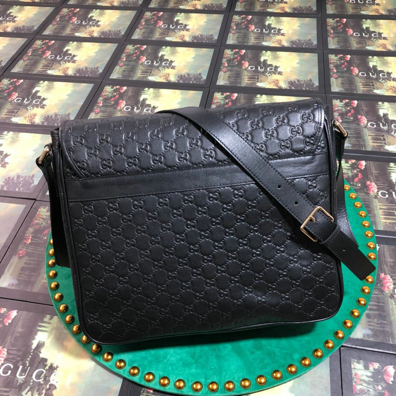 グッチ GUCCI 057-GG223665K 2019年最新入荷 メッセンジャーバッグ メンズ 斜め掛け ショルダーバッグ カーフスキン 黒