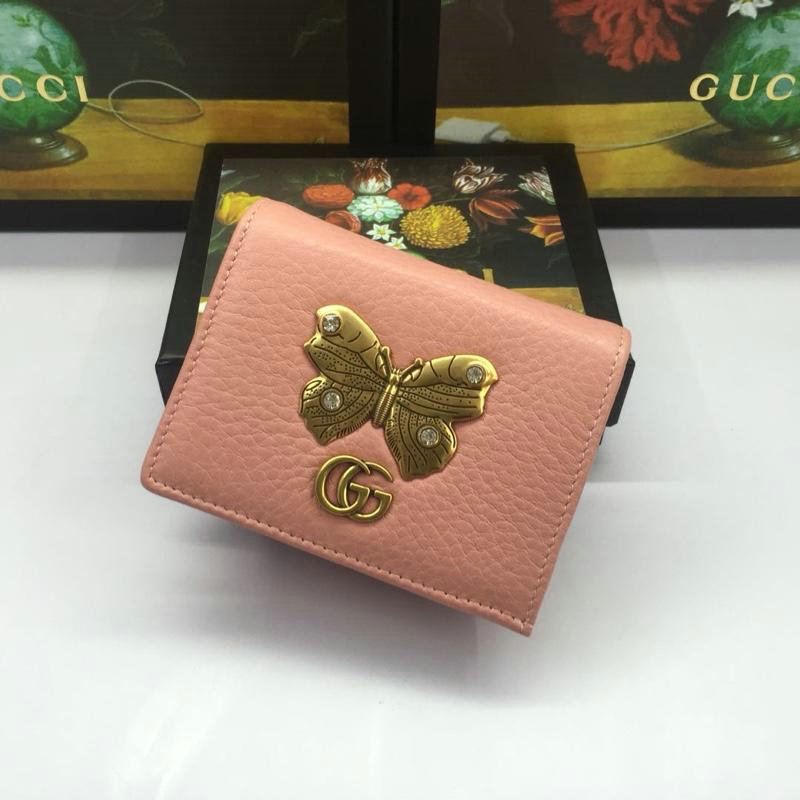 商品名称：グッチ GUCCI 057-GG499361 2019年最新入荷 ハチ GGマーモント 二つ折り短財布 カードケース コイン 札入れ付き ウォレット レザー