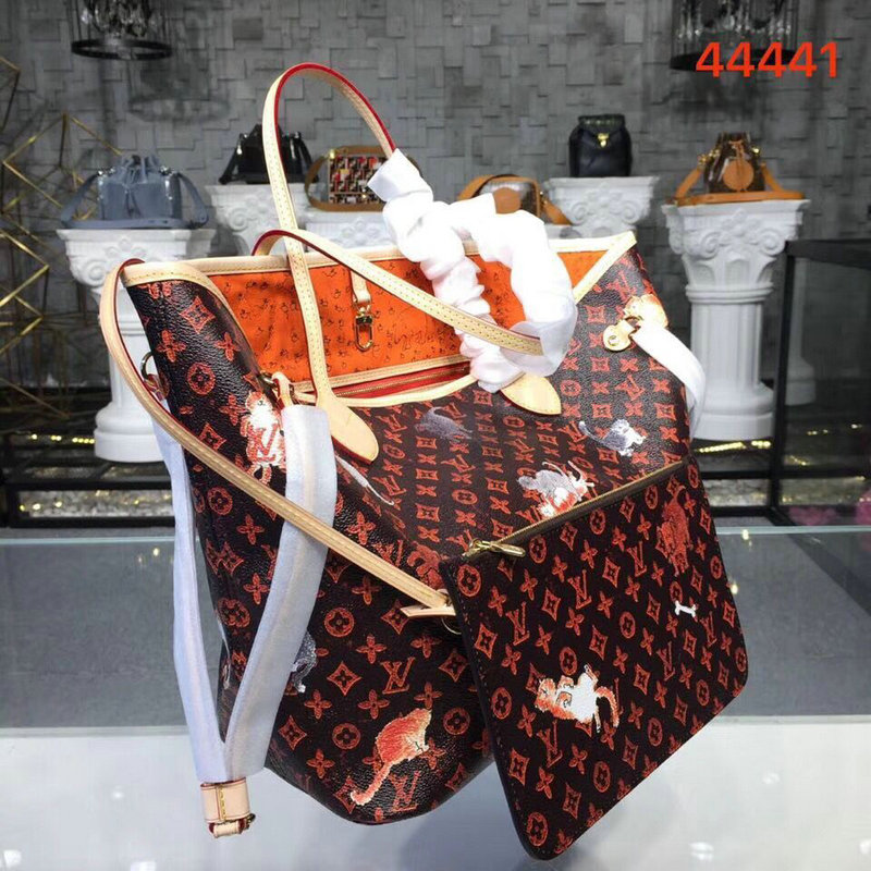 LOUISVUITTON ルイヴィトン 057-M44441 2018年最新作 ネヴァーフルPM トートバッグ ハンドバッグ モノグラム