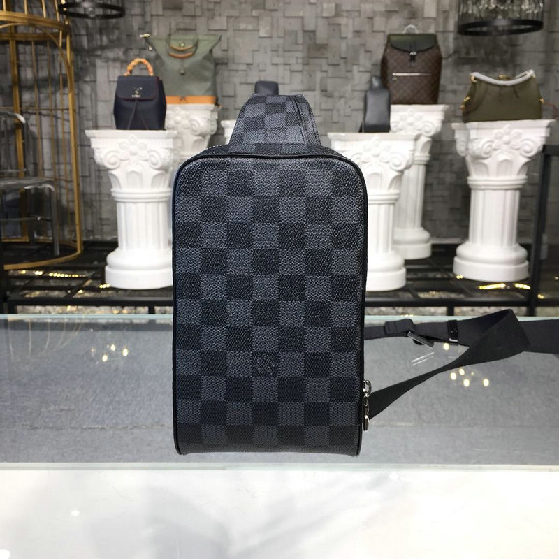 LOUISVUITTON ルイヴィトン 057-N51994H 2018年新作　ジェロニモス ウェストバッグ ダミエ エベヌ チェストバッグ ボディバッグ 男女兼用
