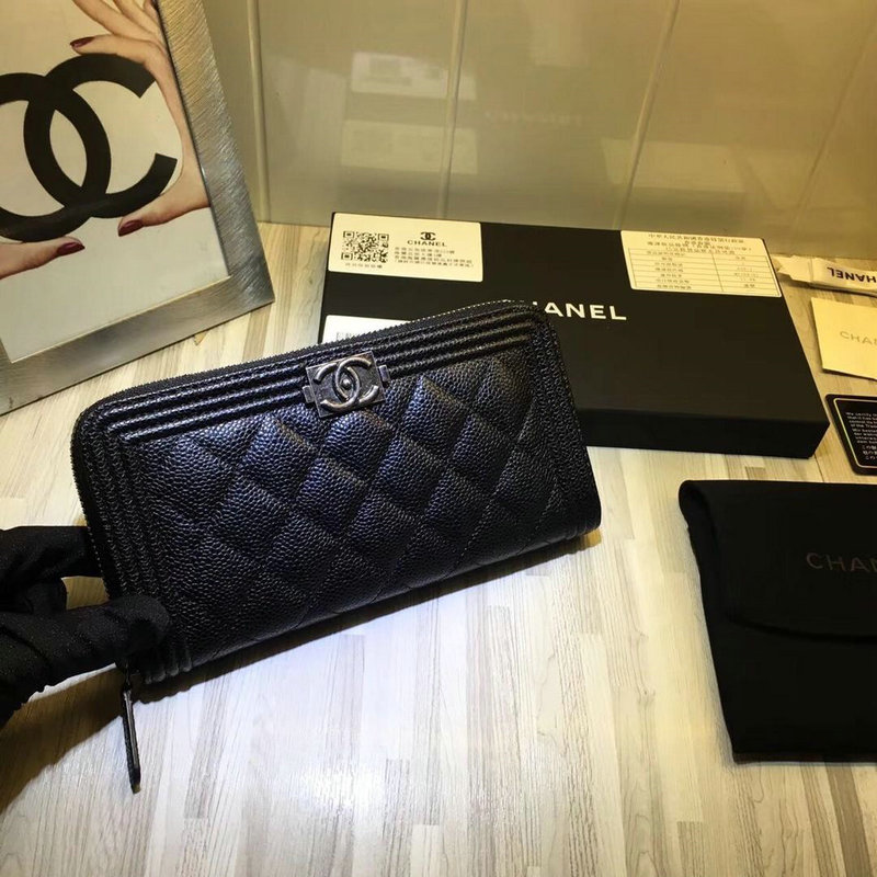 シャネル CHANEL CC-CH50071QK 2019年最新入荷 ラウンドファスナー長財布 ジップウォレット グレインド カーフスキン