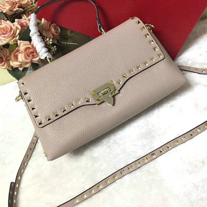 ヴァレンティノ Valentino  99-VLB19002 2019年最新入荷 ロックスタッズ トートバッグ ハンドバッグ 2way ショルダーバッグ レディース レザー