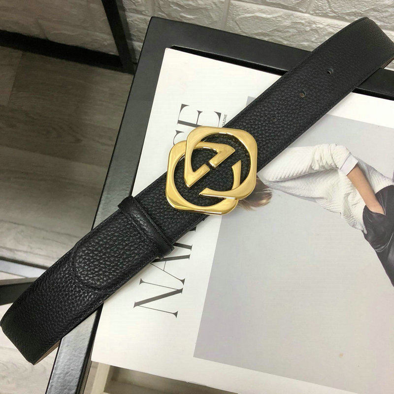 グッチ GUCCI 057-GG400593 2019年最新入荷 ベルト レザー インターロッキングG バックル 幅3.8