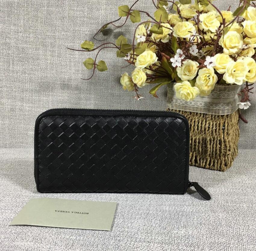 商品名称：ボッテガヴェネタ BOTTEGAVENETA QJ-BOV076Y 2019年最新入荷 ネロ イントレチャート VN ジップ アラウンド ウォレット ファスナー長財布 カーフスキン 黒