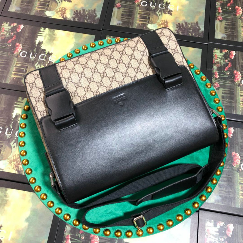 GUCCI グッチ 057-GG406367 2019年最新入荷 メッセンジャー ショルダーバッグ 斜め掛け メンズバッグ フラップ付き ビジネス 通勤 通学