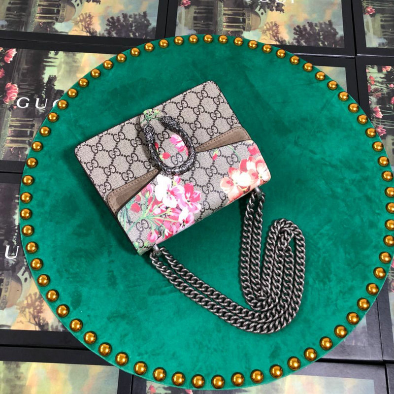 GUCCI グッチ 057-GG421970H 2019年最新入荷 GGスプリーム ディオニュソス ショルダーバッグ カーフスキン レディース