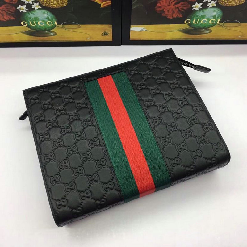 商品名称：GUCCI グッチ 057-GG475316P 2019年最新入荷 手持ちかばん ポーチ メンズ クラッチバッグ カーフスキン 黒