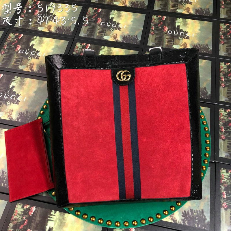 グッチ GUCCI 057-GG519335X 2019年最新入荷 オフィディア スエード ラージ トートバッグ ハンドバッグ