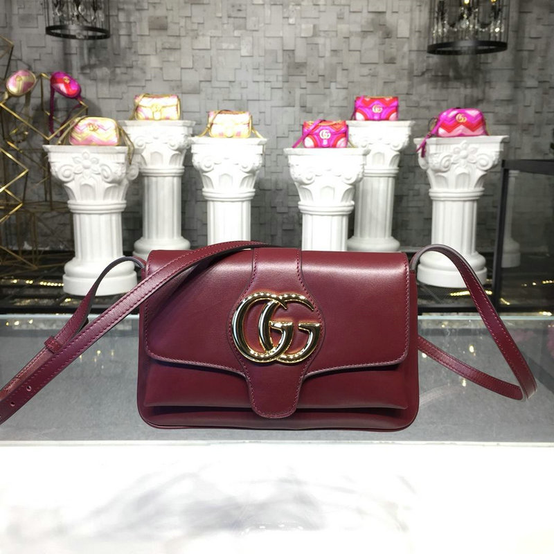グッチ GUCCI 057-GG550129Q 2019年最新入荷 アリー スモール ショルダーバッグ カーフスキン レディース