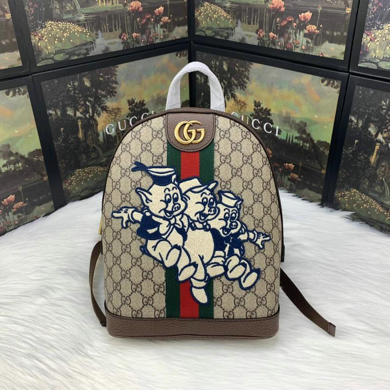 グッチ GUCCI 057-GG552884 2019年最新入荷 オフィディア 三匹の子ぶた GG バックパック リュック レディース リュックサック キャンパス