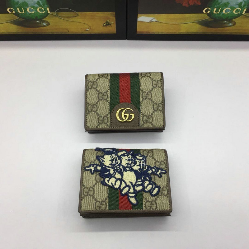グッチ GUCCI 057-GG557801 2019年最新入荷 GGスプリーム カードケース 小銭入れ コインケース キャンパス