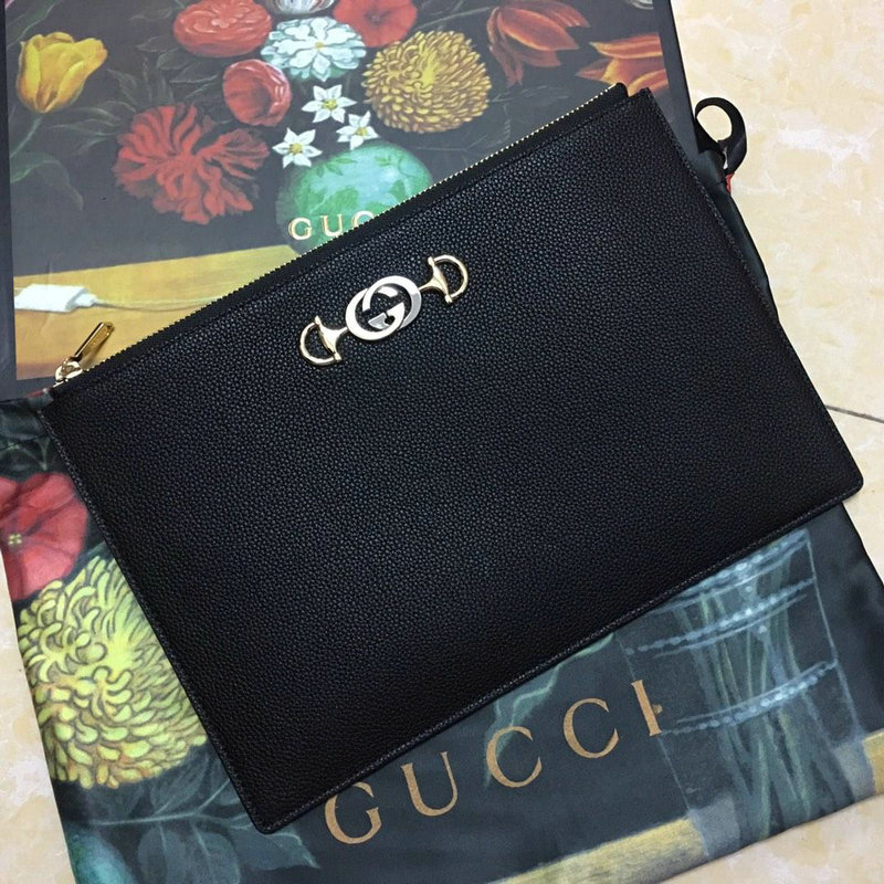 商品名称：グッチ GUCCI 057-GG570728H 2019年最新入荷 ズゥミ レザー ポーチ 手持ちかばん クラッチバッグ