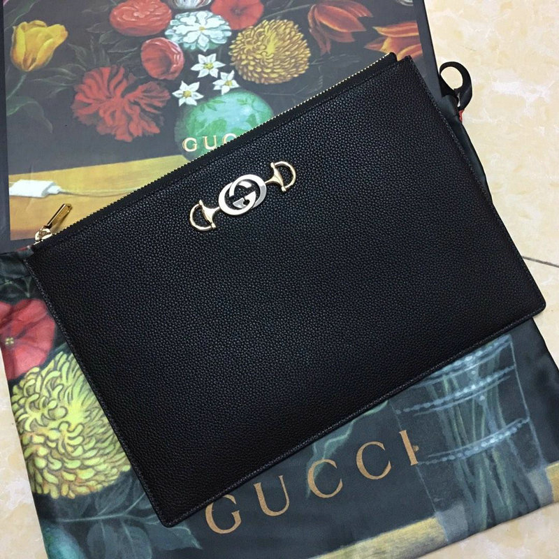 グッチ GUCCI 057-GG570728H 2019年最新入荷 ズゥミ レザー ポーチ 手持ちかばん クラッチバッグ