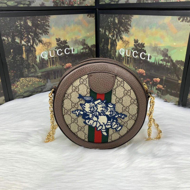 グッチ GUCCI 057-GG550618X 2019年最新入荷 オフィディア 斜め掛け ショルダーバッグ レディースかばん ミニ キャンパス