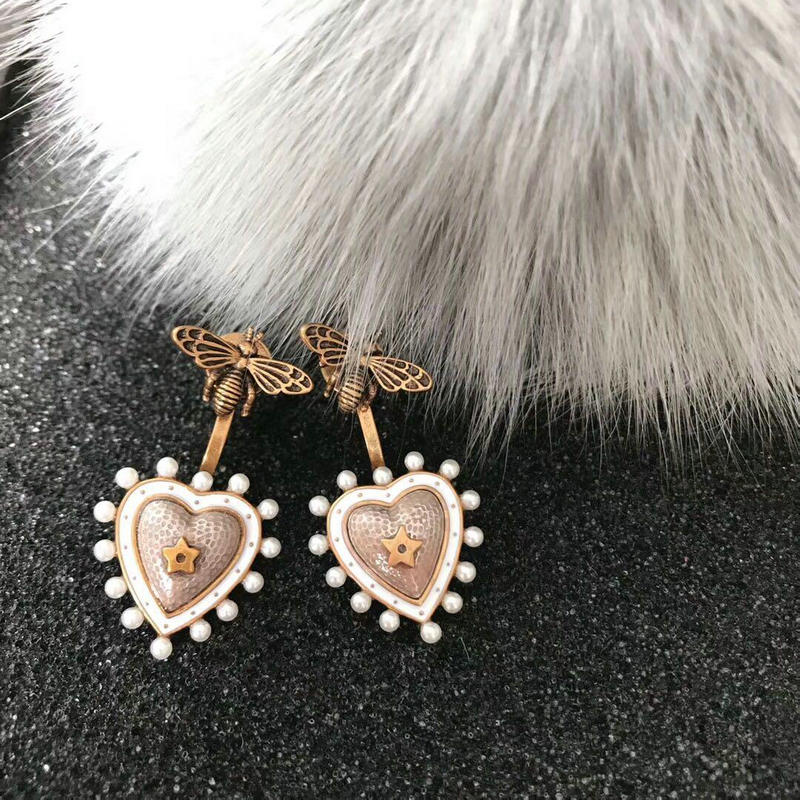 クリスチャンディオール CHRISTIAN DIOR CZ-CDXL19001 2019年最新入荷 ネックレス ハート ペンダント イヤリング セットアップ