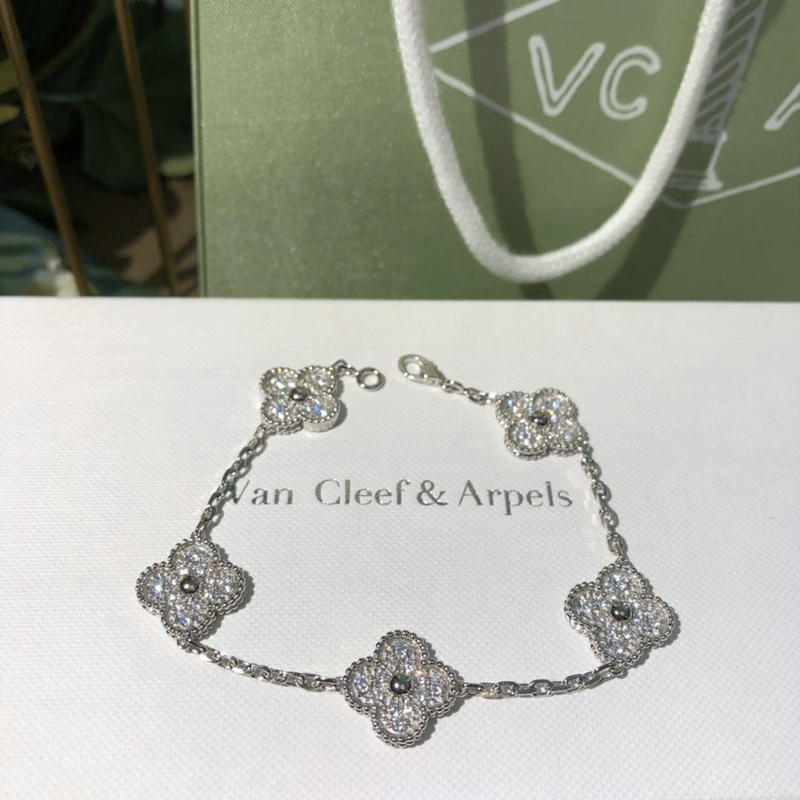 ヴァン クリーフ アーペル Van Cleef Arpels CZ-VASL19001 019年最新入荷 ヴィンテージ アルハンブラ ブレスレット 5モチーフ