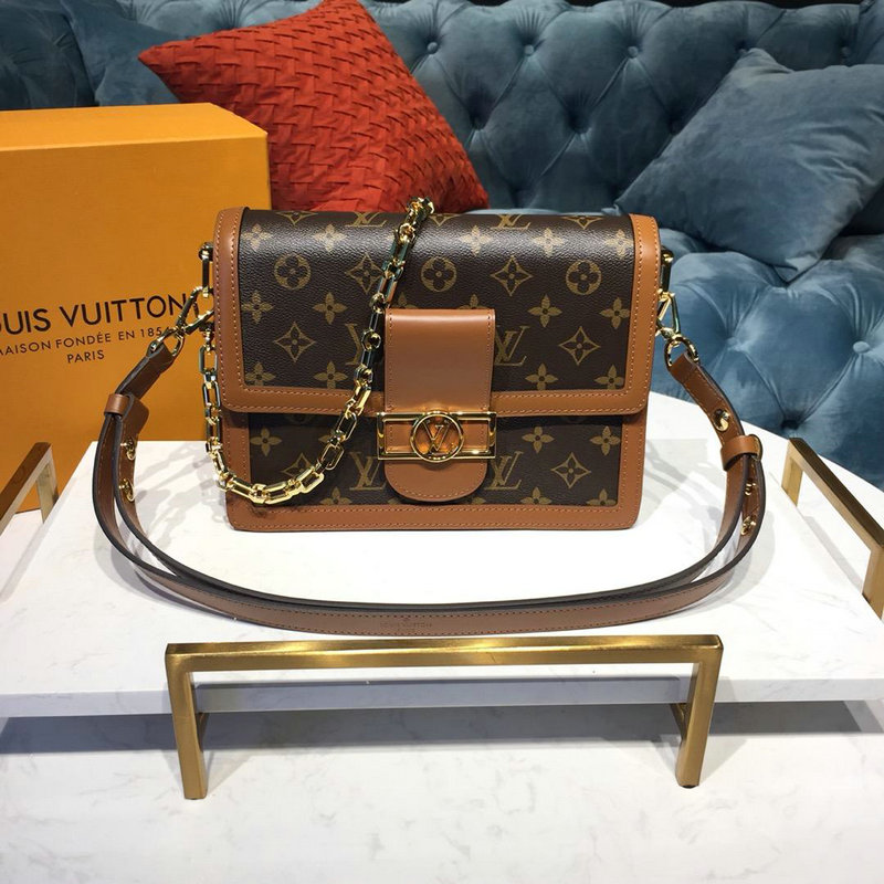 ルイヴィトン LOUISVUITTON 057-M44392 2019年最新入荷 ドーフィーヌ ショルダーバッグ モノグラム リバース キャンバス レディース
