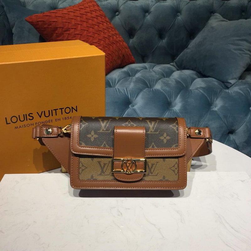 商品名称：ルイヴィトン LOUISVUITTON 057-M44586 2019年最新入荷 バムバッグ ドーフィーヌ ウェストバッグ モノグラム リバース ボディバッグ ベルトバッグ