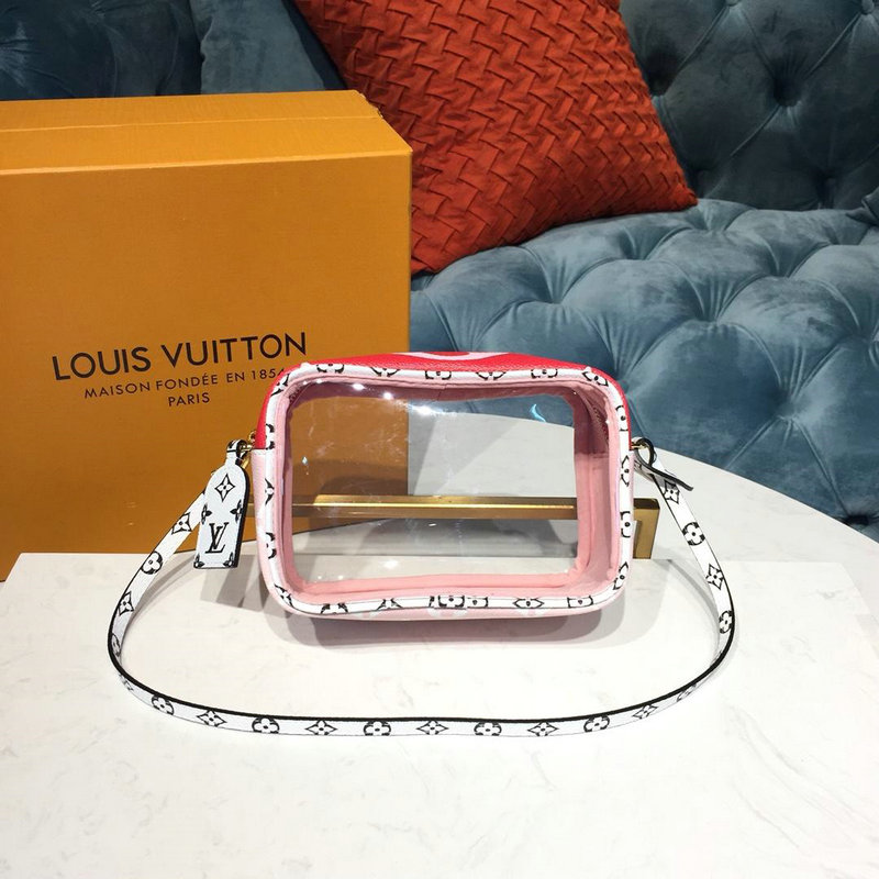 ルイヴィトン LOUISVUITTON 057-M67601 2019年最新入荷 ビーチ ポーチ ショルダーバッグ 手持ちかばん モノグラムキャンバス ルージュ