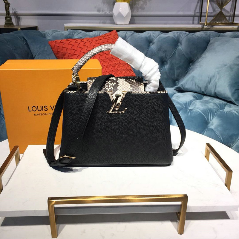 商品名称：ルイヴィトン LOUISVUITTON 057-N95509 2019年最新入荷 カプシーヌ ハンドバッグ 2way ショルダーバッグ トリヨンレザー レディースかばん