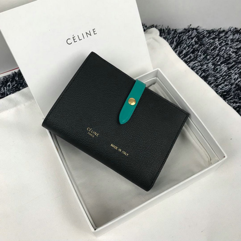 CC-CE0146P セリーヌ CELINE 2019年最新入荷 ミディアム ストラップウォレット 二つ折り中財布 カーフスキン