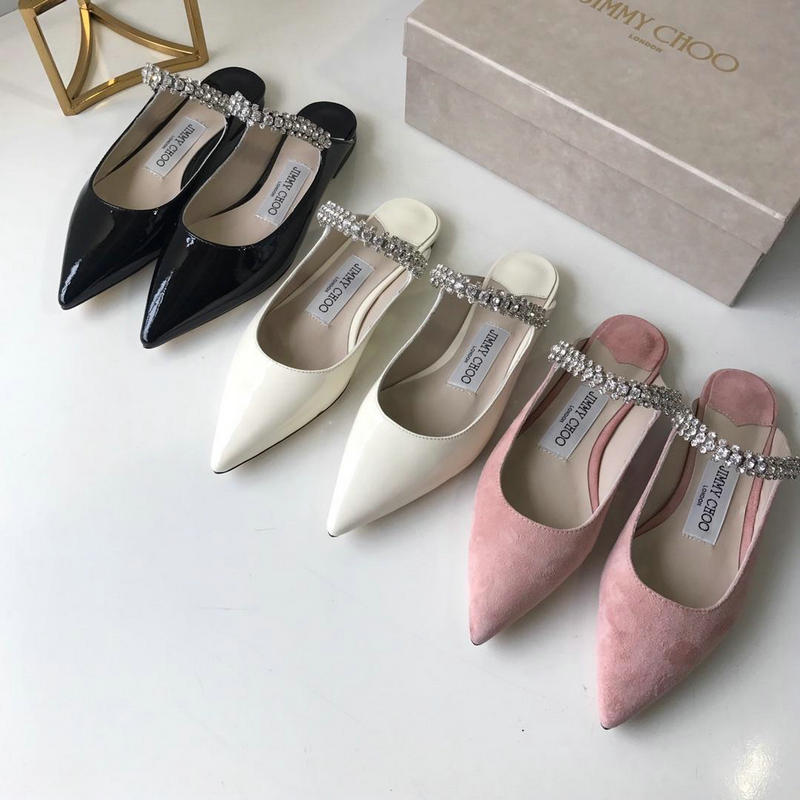 ジミーチュー JIMMY CHOO 26-JCJ19005 2019年最新入荷 サンダル フラットシューズ とんがりトウ サマーサンダル レディース カジュアル