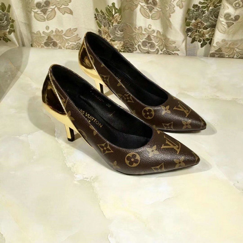 ルイヴィトン LOUISVUITTON 26-LVJ19031 2019年最新入荷 シェリー ライン パンプス ハイヒールシューズ レディース 靴 ピンヒール