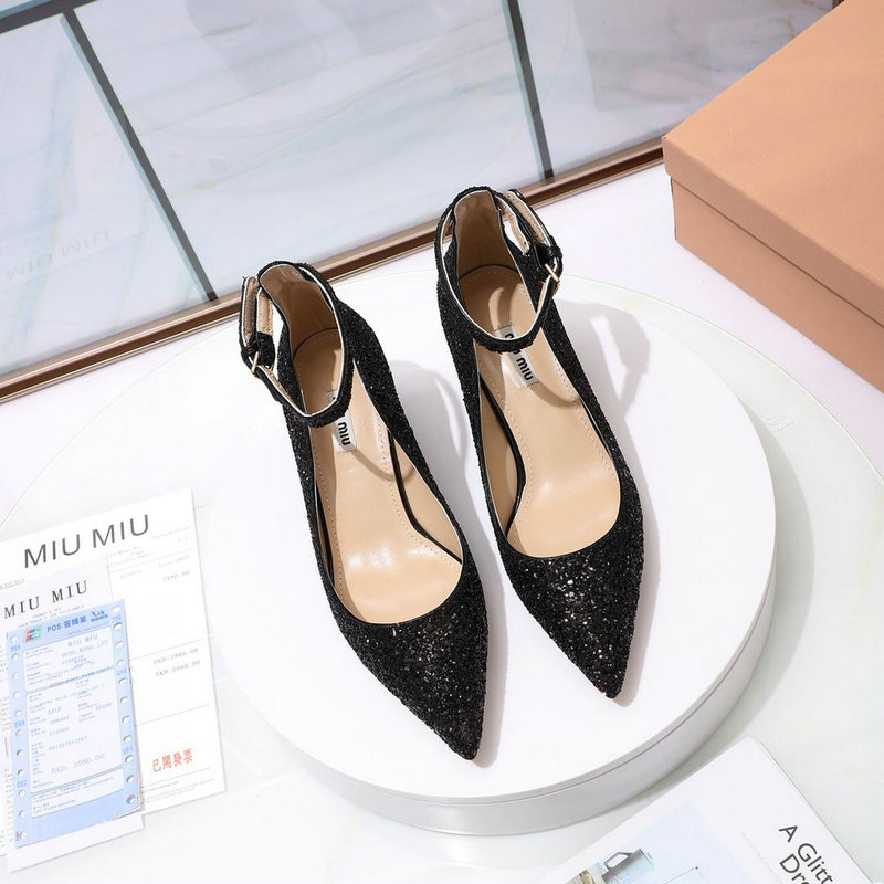 ミュウミュウ MIUMIU 26-MMJ19003 2019年最新入荷 ハイヒールシューズ レディース パンプス とんがりトウ ピンヒール 通勤 カジュアル
