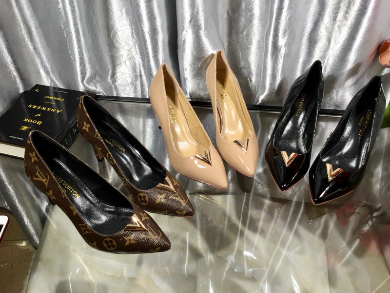ルイヴィトン LOUISVUITTON 2019年最新入荷 ハートブレイカー ライン パンプス ハイヒールシューズ レディース 靴 ピンヒール