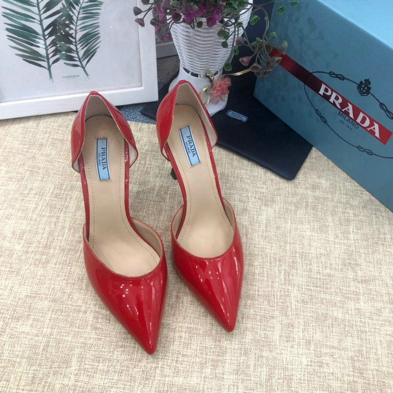 プラダ PRADA 2019年最新入荷 ハイヒールシューズ パンプス レディース 靴 とんがりトウ ピンヒール カジュアル 通勤
