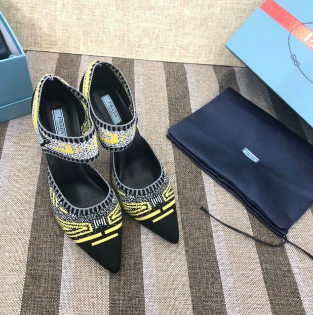 プラダ PRADA 26-PDJ19007 2019年最新入荷 ハイヒールシューズ パンプス レディース 靴 とんがりトウ ピンヒール カジュアル 通勤