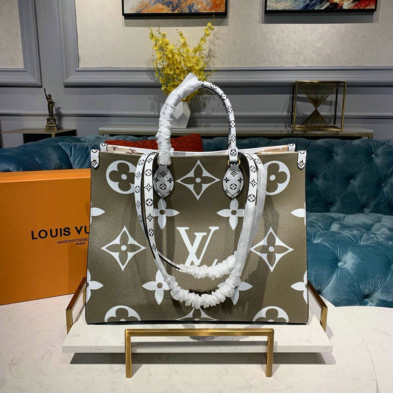 ルイヴィトン LOUISVUITTON 057-M44571 2019年最新入荷 オンザゴー ハンドバッグ トートバッグ ママバッグ ショッピングバッグ