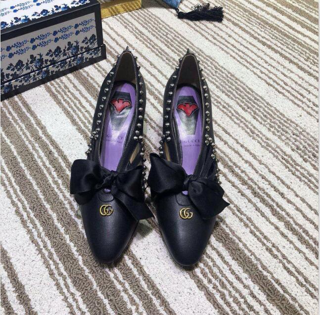 グッチ GUCCI 26-GGJ19022 2019年最新入荷 ローヒールシューズ レディース パンプス 靴 カジュアル 通勤 通学 ウィメンズ