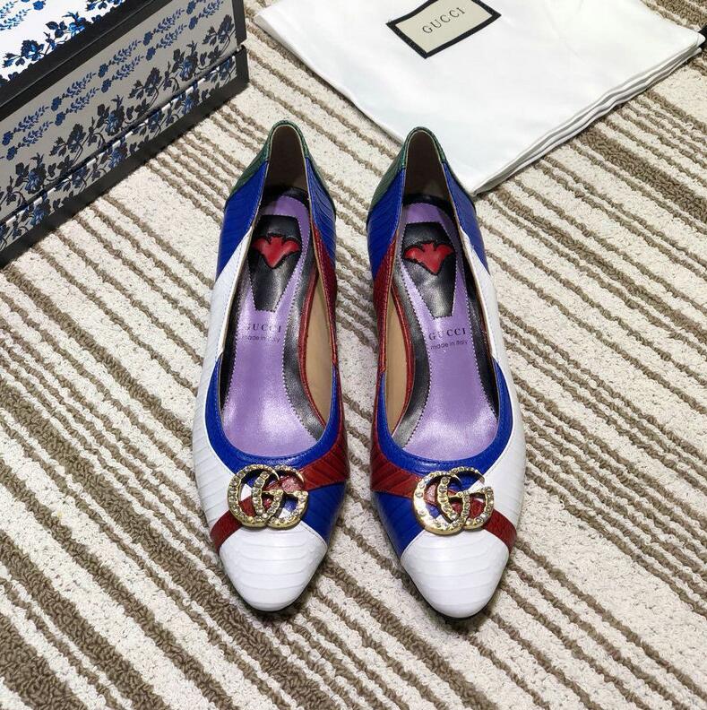 グッチ GUCCI 226-GGJ19026 019年最新入荷 ローヒールシューズ レディース パンプス 靴 カジュアル 通勤 通学 ウィメンズ