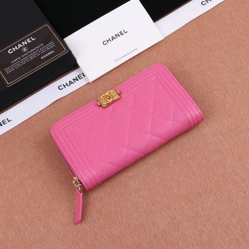 シャネル CHANEL JS-CH80566Q 2019年最新入荷 BOY CHANEL ジップウォレット ラウンドファスナー長財布