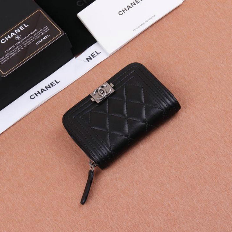 商品名称：シャネル CHANEL JS-CH80602Y 2019年最新入荷 BOY CHANEL ジップコインパース ラウンドファスナー短財布 コインケース 小銭入れ キャビアスキン