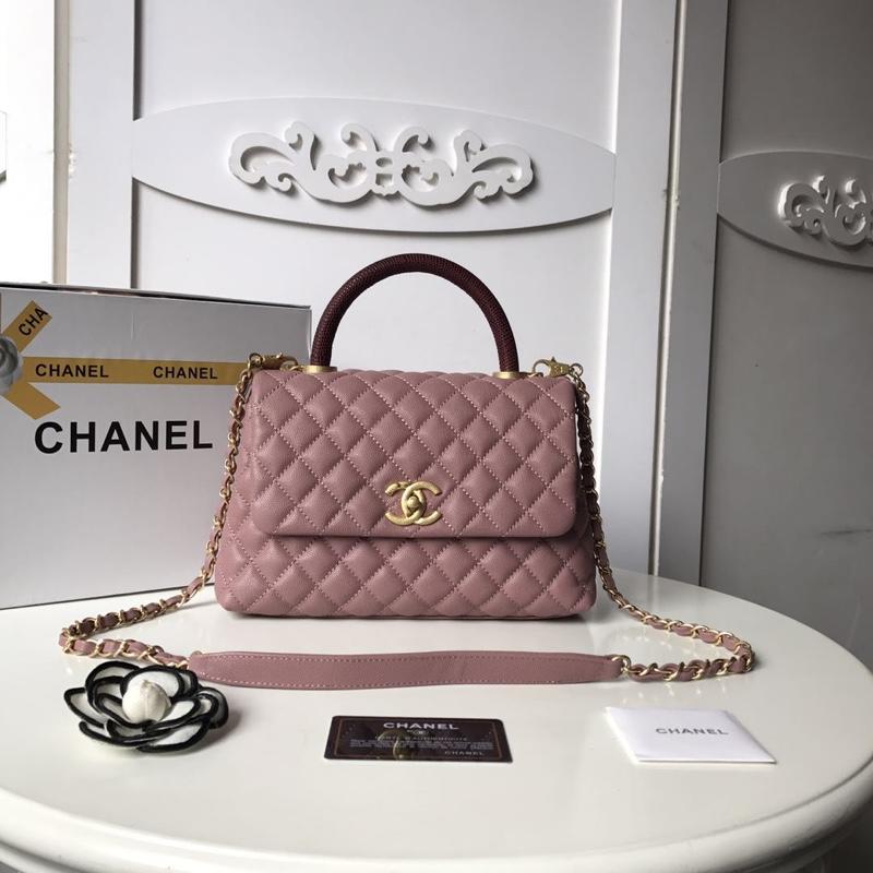 シャネル CHANEL JS-CH92990QGF 2019年最新入荷 トップハンドバッグ トートバッグ ショルダーバッグ キャビアスキン レディースかばん