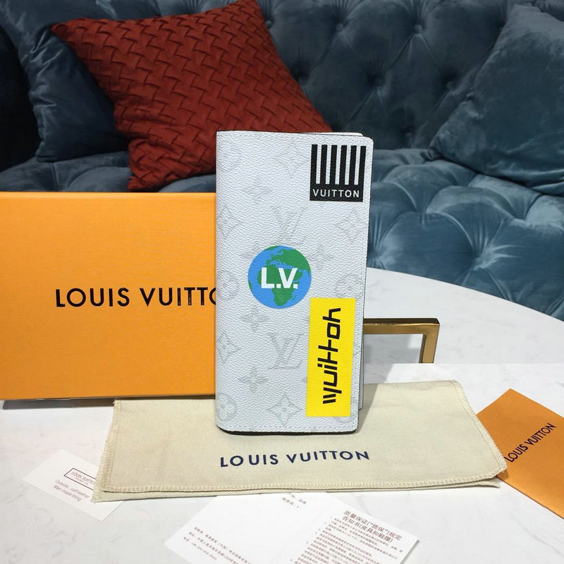 商品名称：ルイヴィトン LOUISVUITTON 057-M67822 2019年最新入荷 ポルトフォイユ ブラザ 二つ折り長財布 カードケース 札入れ 小銭入れ モノグラムキャンパス