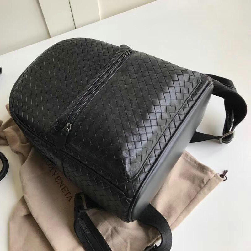 ボッテガヴェネタ BOTTEGAVENETA aj-BOV7106 2019年最新入荷 イントレチャート バックパック メンズ リュック カーフスキン リュックサック 通勤 通学 黒