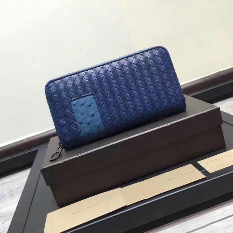 ボッテガヴェネタ BOTTEGAVENETA aj-BOV114076Q 2019年最新入荷 イントレチャート ジップラウンドウォレット ファスナー長財布 カーフスキン