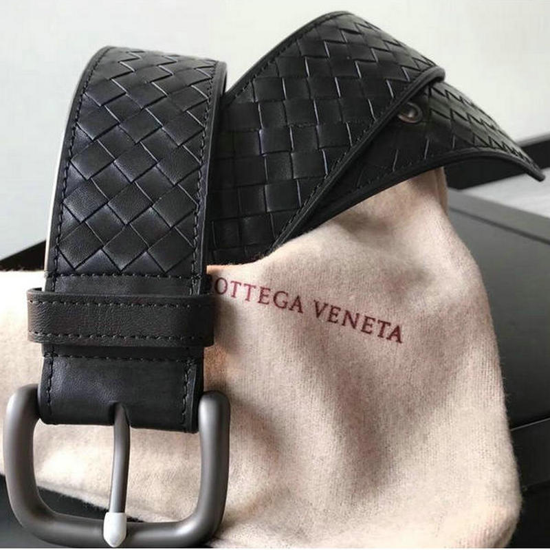 ボッテガヴェネタ BOTTEGAVENETA aj-BOV271958 2019年最新入荷 イントレチャート VN ベルト カーフスキン 黒