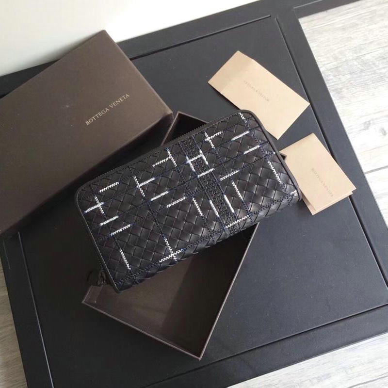 ボッテガヴェネタ BOTTEGAVENETA aj-BOV344679k 2019年最新入荷 イントレチャート ジップラウンドウォレット ファスナー長財布 カーフスキン